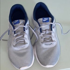 NIKE grey and blue sneakers
